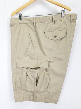 Levi's Men 46 Khaki Ripstop Cargo Shorts Cotton Utility Pocket Outdoor Shorts
